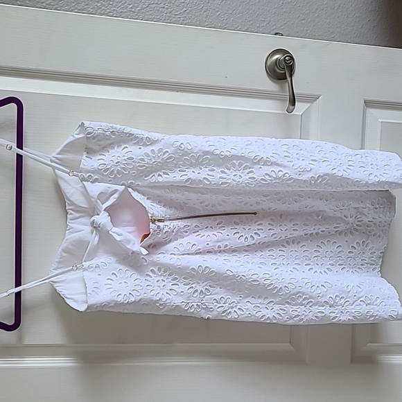 NWT Lilly Pulitzer White Eyelet dress - Picture 2 of 6